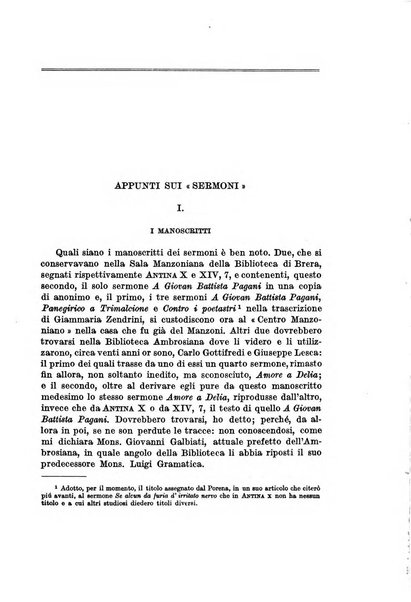 Annali manzoniani / a cura del Centro nazionale di studi manzoniani