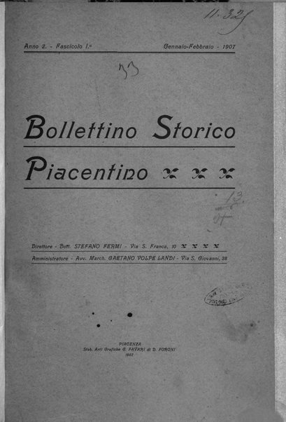 Bollettino storico piacentino