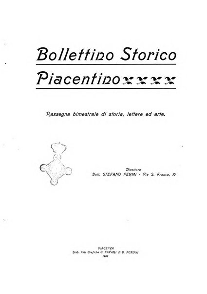 Bollettino storico piacentino