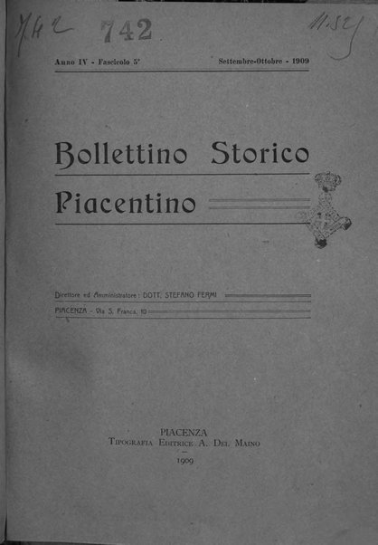 Bollettino storico piacentino