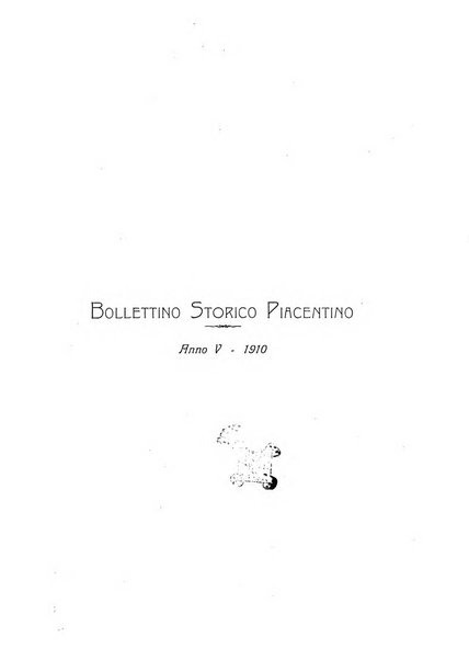 Bollettino storico piacentino