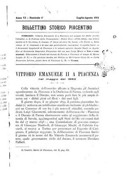 Bollettino storico piacentino