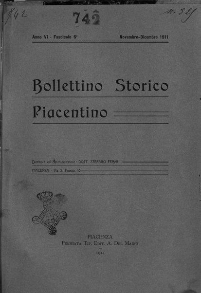 Bollettino storico piacentino