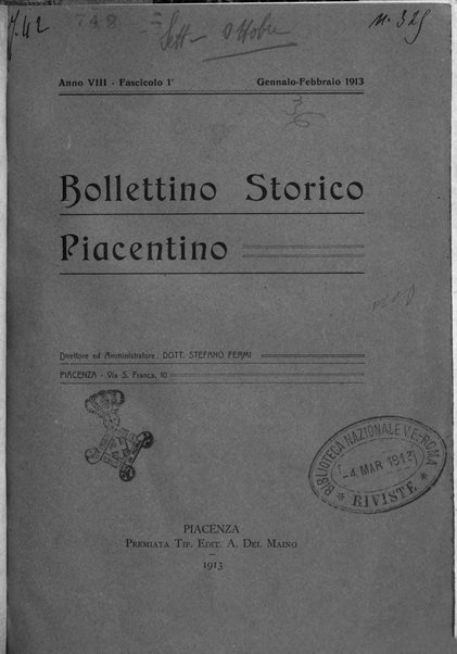 Bollettino storico piacentino