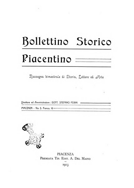 Bollettino storico piacentino