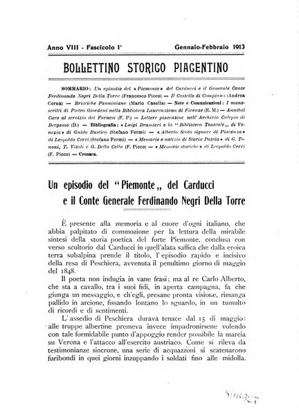 Bollettino storico piacentino