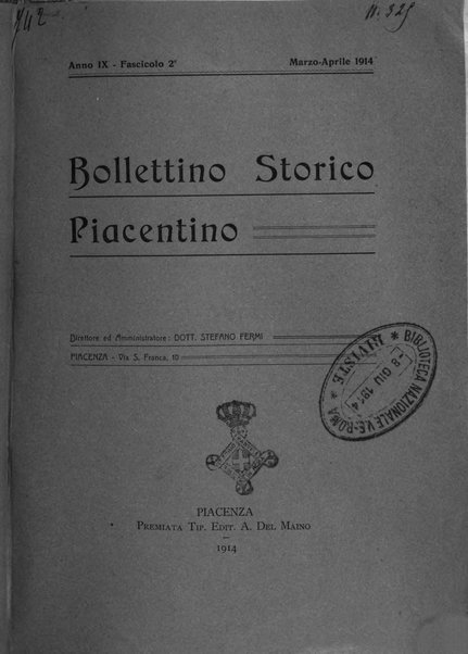 Bollettino storico piacentino