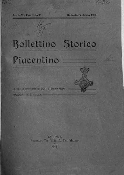 Bollettino storico piacentino