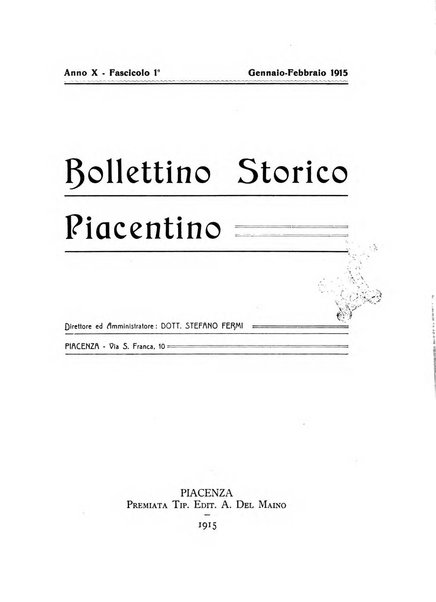 Bollettino storico piacentino