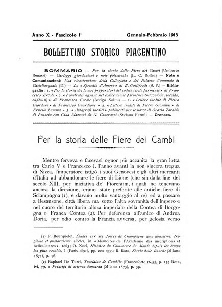 Bollettino storico piacentino