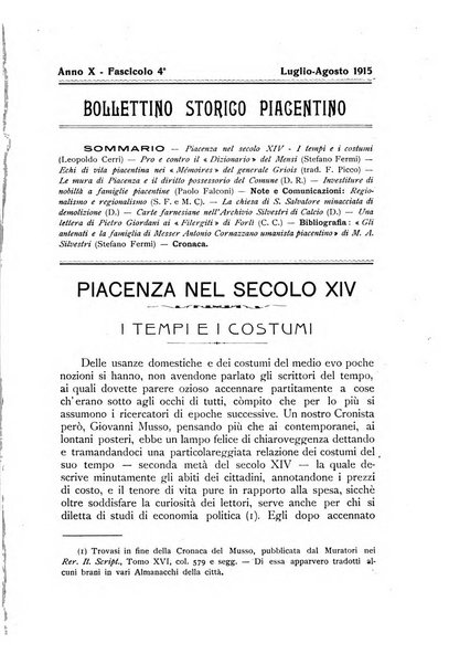 Bollettino storico piacentino