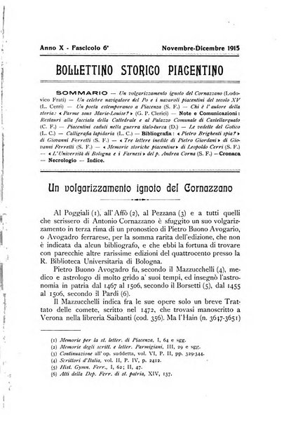 Bollettino storico piacentino