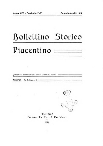 Bollettino storico piacentino