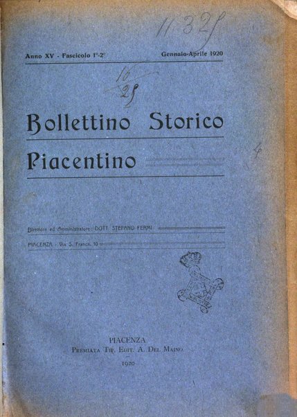 Bollettino storico piacentino