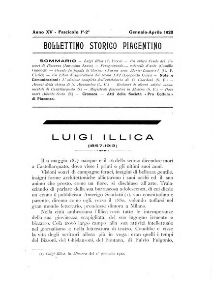 Bollettino storico piacentino