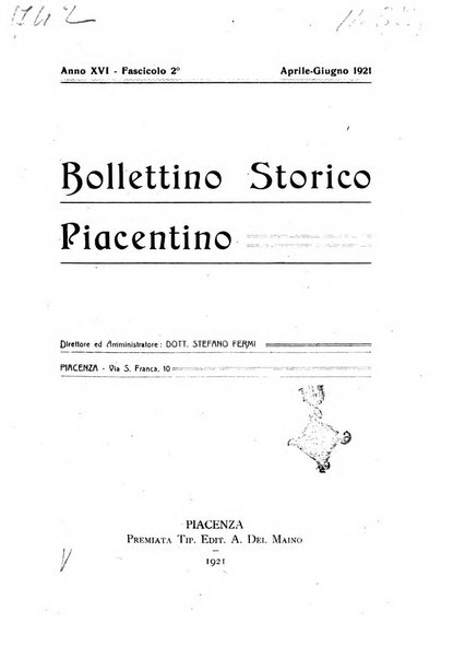 Bollettino storico piacentino