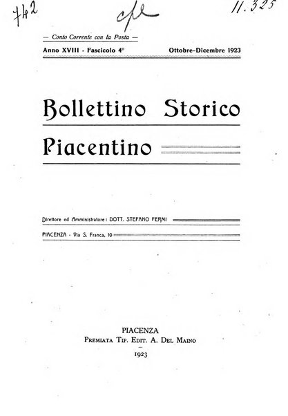 Bollettino storico piacentino