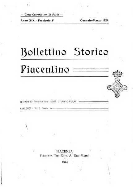 Bollettino storico piacentino