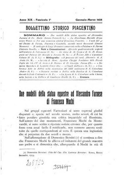 Bollettino storico piacentino