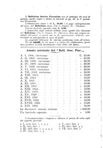 Bollettino storico piacentino