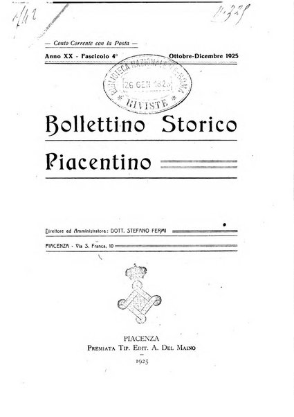 Bollettino storico piacentino