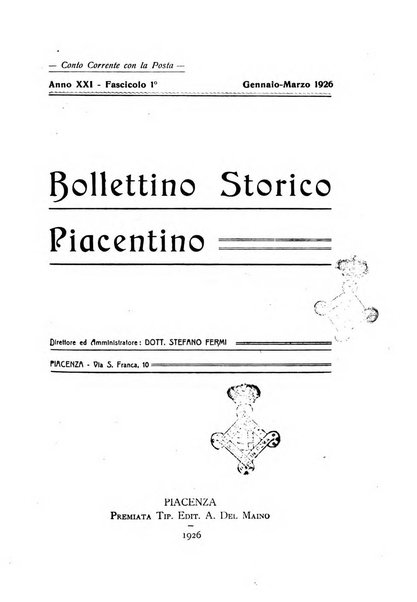 Bollettino storico piacentino