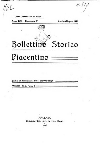 Bollettino storico piacentino