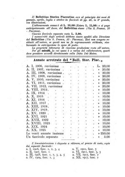 Bollettino storico piacentino