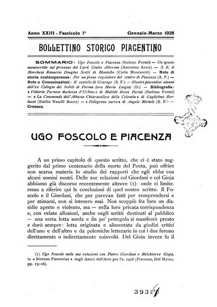 Bollettino storico piacentino