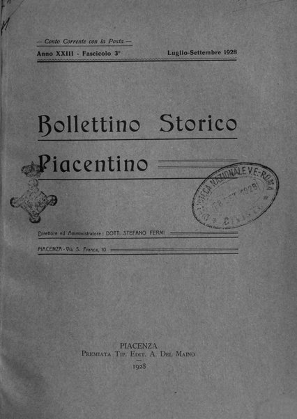 Bollettino storico piacentino