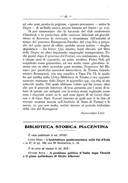 Bollettino storico piacentino