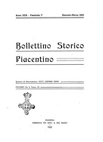 Bollettino storico piacentino