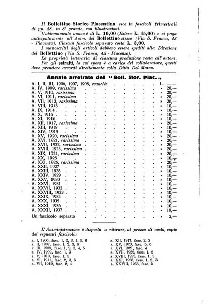 Bollettino storico piacentino