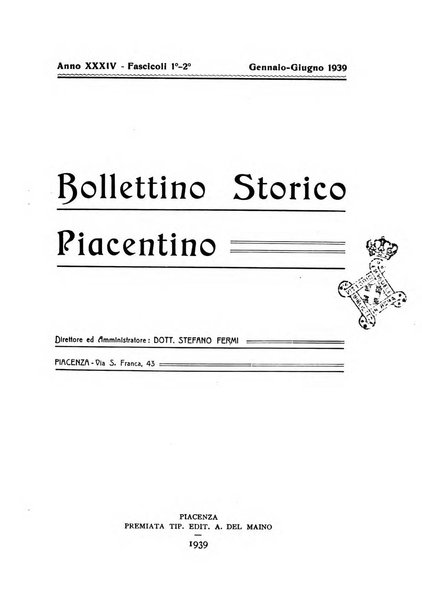 Bollettino storico piacentino