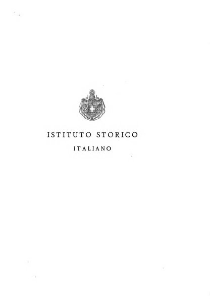 Bullettino dell'Istituto storico italiano