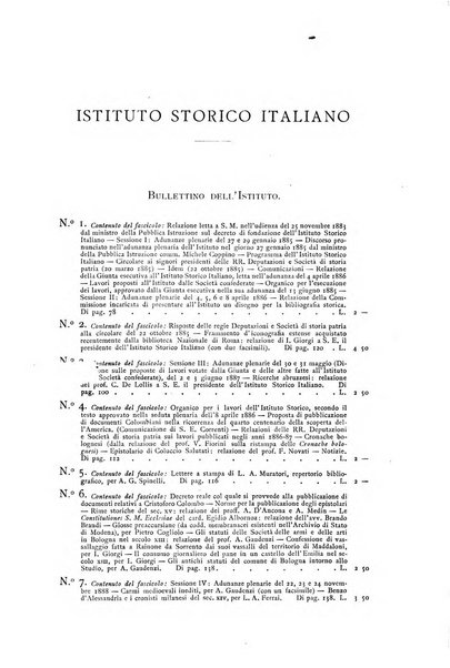 Bullettino dell'Istituto storico italiano