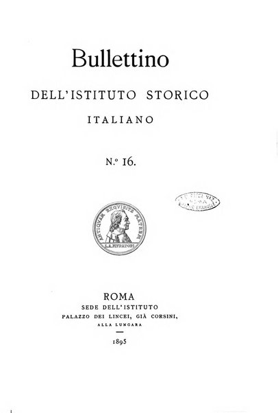 Bullettino dell'Istituto storico italiano