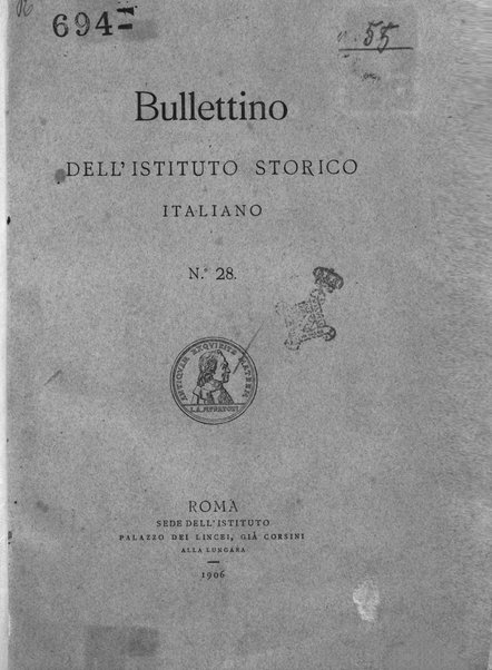 Bullettino dell'Istituto storico italiano