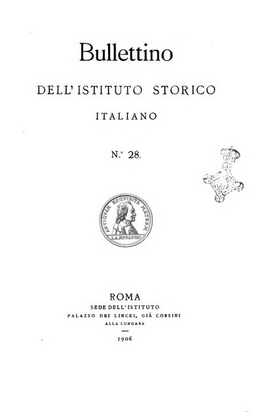 Bullettino dell'Istituto storico italiano