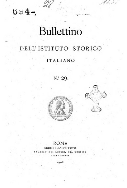 Bullettino dell'Istituto storico italiano