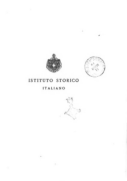 Bullettino dell'Istituto storico italiano