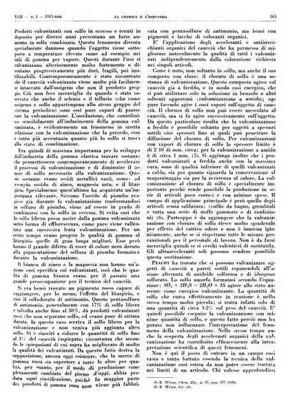 La chimica e l'industria organo ufficiale dell'Associazione italiana di chimica e della Federazione nazionale fascista degli industriali dei prodotti chimici