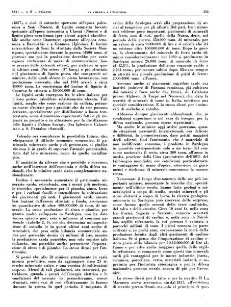 La chimica e l'industria organo ufficiale dell'Associazione italiana di chimica e della Federazione nazionale fascista degli industriali dei prodotti chimici