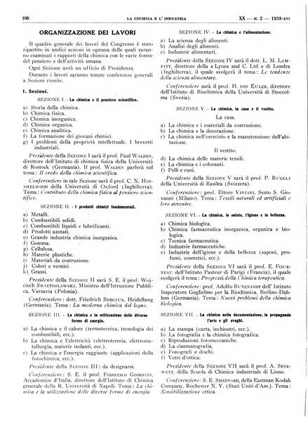 La chimica e l'industria organo ufficiale dell'Associazione italiana di chimica e della Federazione nazionale fascista degli industriali dei prodotti chimici