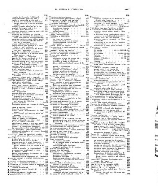 La chimica e l'industria organo ufficiale dell'Associazione italiana di chimica e della Federazione nazionale fascista degli industriali dei prodotti chimici