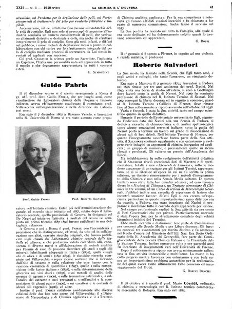 La chimica e l'industria organo ufficiale dell'Associazione italiana di chimica e della Federazione nazionale fascista degli industriali dei prodotti chimici