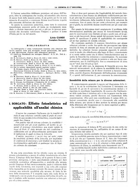 La chimica e l'industria organo ufficiale dell'Associazione italiana di chimica e della Federazione nazionale fascista degli industriali dei prodotti chimici