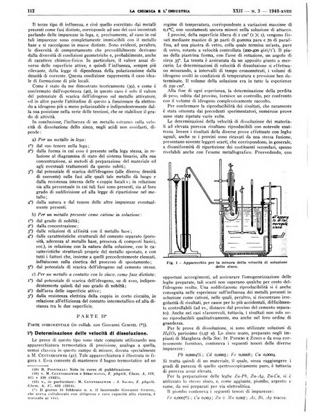 La chimica e l'industria organo ufficiale dell'Associazione italiana di chimica e della Federazione nazionale fascista degli industriali dei prodotti chimici