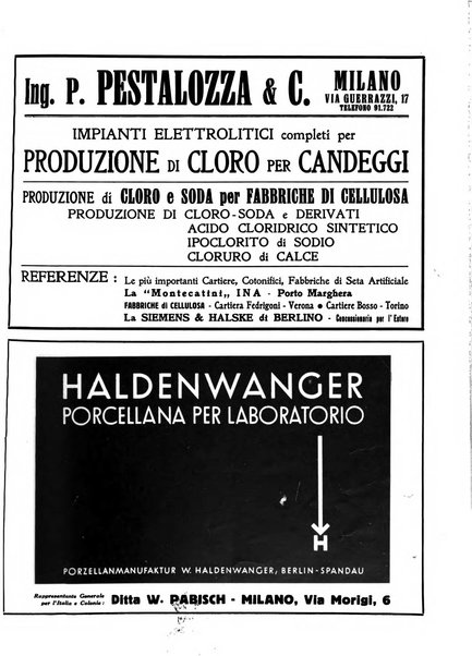 La chimica e l'industria organo ufficiale dell'Associazione italiana di chimica e della Federazione nazionale fascista degli industriali dei prodotti chimici