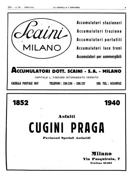 La chimica e l'industria organo ufficiale dell'Associazione italiana di chimica e della Federazione nazionale fascista degli industriali dei prodotti chimici